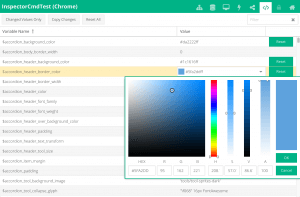 Inspector - Live Theming