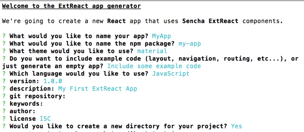 Sencha ExtReact 6.5.1 - Improved App Creation with Yeoman